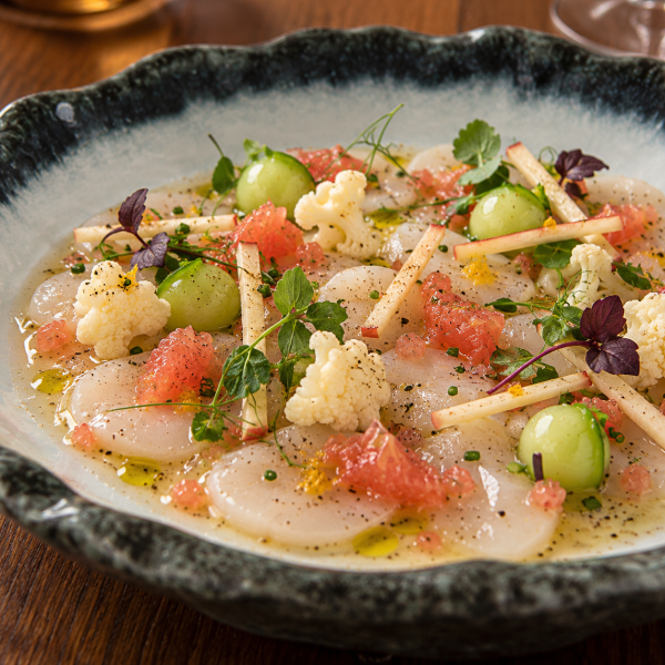 Carpaccio de St Jacques