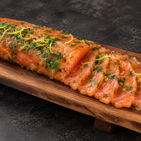 Saumon Gravelax fines herbes