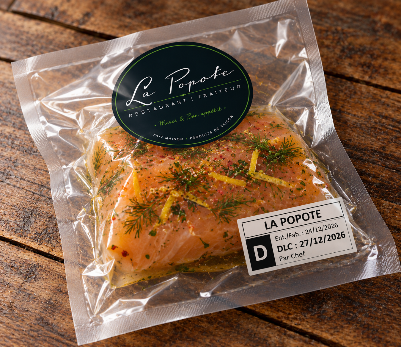 Saumon Gravelax fines herbes – Image 2